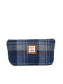 Harris Tweed Cosmetic Bag - A0237 (Tan Leather)