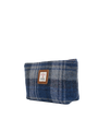 Harris Tweed Cosmetic Bag - A0237 (Tan Leather)