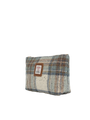 Harris Tweed Cosmetic Bag - A0259 (Tan Leather)