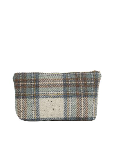 Harris Tweed Cosmetic Bag - A0259 (Tan Leather)