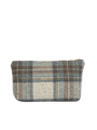 Harris Tweed Cosmetic Bag - A0259 (Tan Leather)