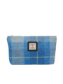 Harris Tweed Cosmetic Bag - A069 (Black Leather)