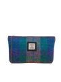 Harris Tweed Cosmetic Bag - A085 (Black Leather)