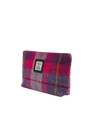 Harris Tweed Cosmetic Bag - A088 (Black Leather)