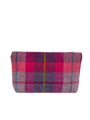 Harris Tweed Cosmetic Bag - A088 (Black Leather)