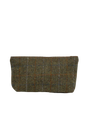 Harris Tweed Cosmetic Bag - HB103 (Brown Leather)