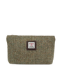Harris Tweed Cosmetic Bag HB52 (Brown Leather)