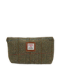 Harris Tweed Cosmetic Bag - HB55 (Tan Leather)