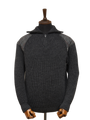 Mens Crofter 1/4 Zip Jumper - Charcoal
