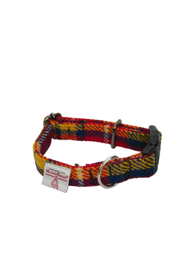 Harris Tweed Dog Collar - A0170 (Clip)