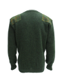 Drover V-Neck Jumper Moss Green