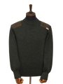 Drover Crew Neck Jumper - Moss Green