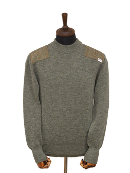 Drover Crew Neck Jumper - Sage Green (HB55)