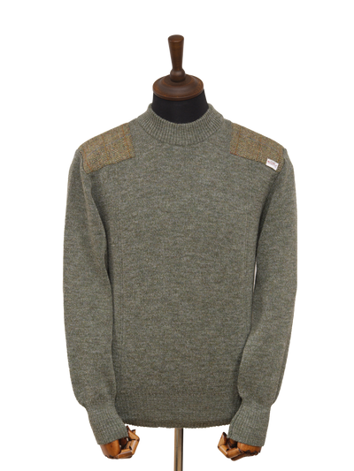 Drover Crew Neck Jumper - Sage Green (HB55)