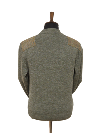 Drover Crew Neck Jumper Sage Green