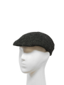 Harris Tweed Duck Bill Cap - Plain Charcoal 302 (HW)
