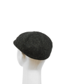 Harris Tweed Duck Bill Cap - Plain Charcoal 302 (HW)