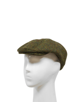 Harris Tweed Duck Bill Cap - Brown Mix (HH)