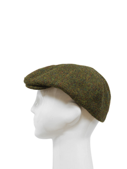 Harris Tweed Duck Bill Cap - Brown Mix (HH)