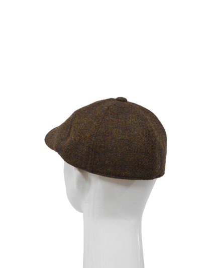 Harris Tweed Mallaig Duck Bill Cap - Brown Mix (HH)