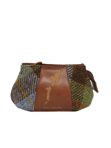 Harris Tweed Engraved Coin Purse - A017