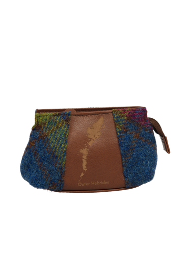 Harris Tweed Engraved Coin Purse - A0195