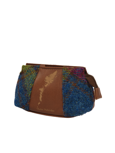Harris Tweed Engraved Coin Purse - A0195