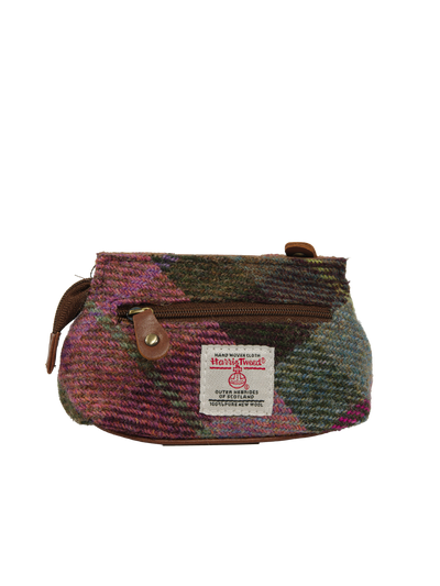 Harris Tweed Engraved Coin Purse A0254