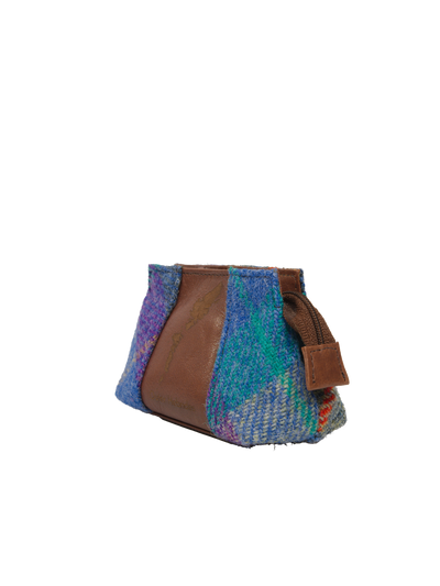 Harris Tweed Engraved Coin Purse A085
