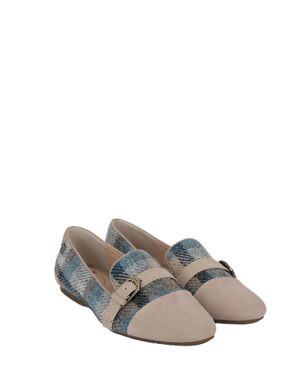 Harris Tweed Fiona Shoe - Islander Tartan