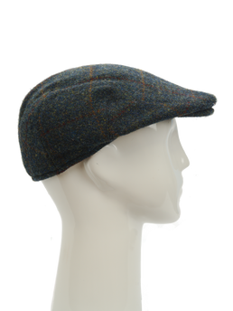 Harris Tweed Flat Cap Blue Multi (FW2018)