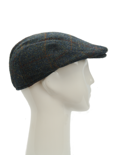 Harris Tweed Flat Cap Blue Multi (FW2018)