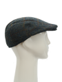 Harris Tweed Flat Cap Blue Multi (FW2018)