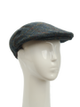 Harris Tweed Flat Cap Blue Multi (FW2018)