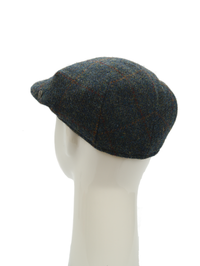 Harris Tweed Flat Cap Blue Multi (FW2018)