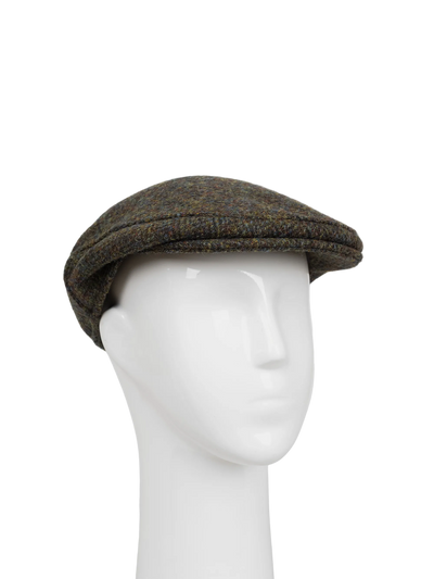Harris Tweed Flat Cap - HB160 Forest Green (HW)