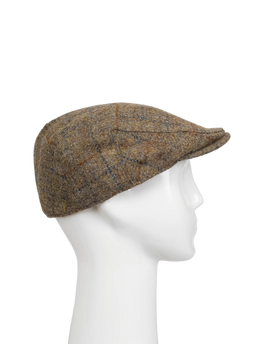 Harris Tweed Flat Cap - Mushroom (HH)
