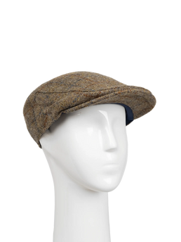 Harris Tweed Flat Cap - Mushroom (HH)