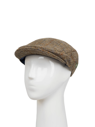Harris Tweed Flat Cap - Mushroom (HH)