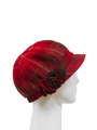 Harris Tweed Ladies Flower Hat - A001 (HW)