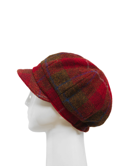 Harris Tweed Ladies Flower Hat - A001 (HW)