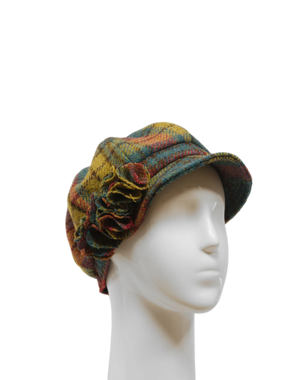 Harris Tweed Ladies Flower Hat - A0194 (HW)