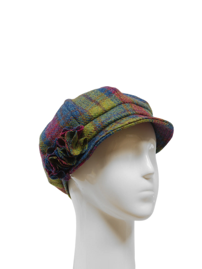 Harris Tweed Ladies Flower Hat - A0195 (HW)