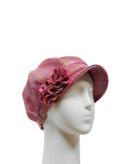 Harris Tweed Ladies Flower Hat - A0223 (HW)