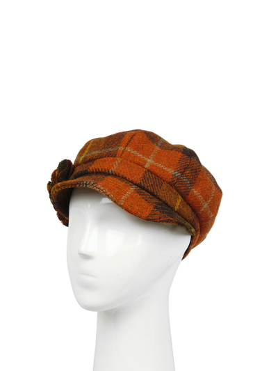 Harris Tweed Ladies Flower Hat - A0258 (HW)