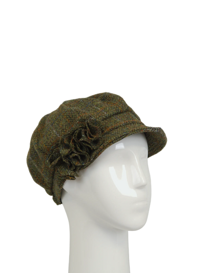 Harris Tweed Ladies Flower Hat - HB103 (HW)