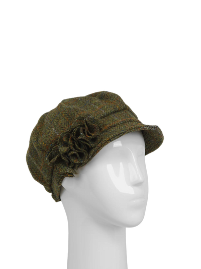 Harris Tweed Ladies Flower Hat - HB103 (HW)
