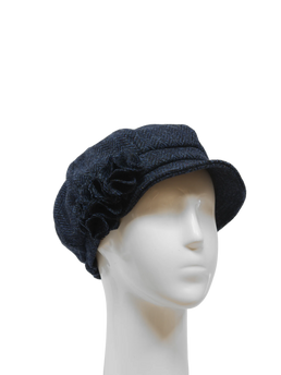 Harris Tweed Ladies Flower Hat - HB104 (HW)