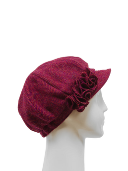 Harris Tweed Ladies Flower Hat - HB120 (HW)