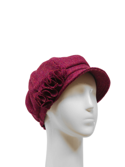Harris Tweed Ladies Flower Hat - HB120 (HW)